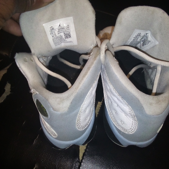 Kids Jordan 13 Flint Grey size 13c - Picture 9 of 9